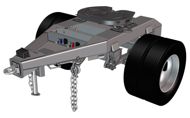 Dolly_SnglAxle_Web Rendering of a single axle dolly