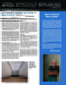 Strickly Speaking newsletter cover, spring 2019