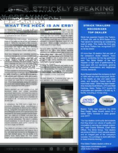 Strickly Speaking newsletter cover, winter 2018