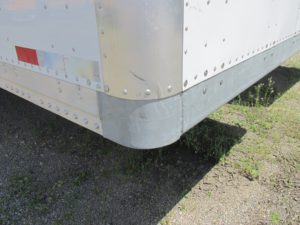 semi trailer with galvanized upper coupler
