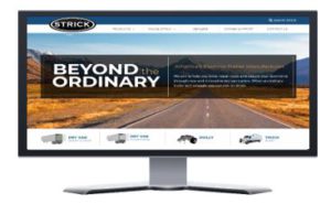 Strick Trailers Web Site
