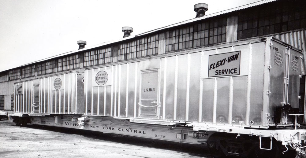 Original Flexi-Van Service Railcar container for New York Central System Original Flexi-Van Service Railcar container for New York Central System
